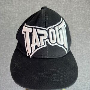 Tapout MMA Baseball Hat Toddler Size L/XL Black White Embroidered Logo Athletic